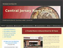 Tablet Screenshot of centraljerseyrarecoins.com